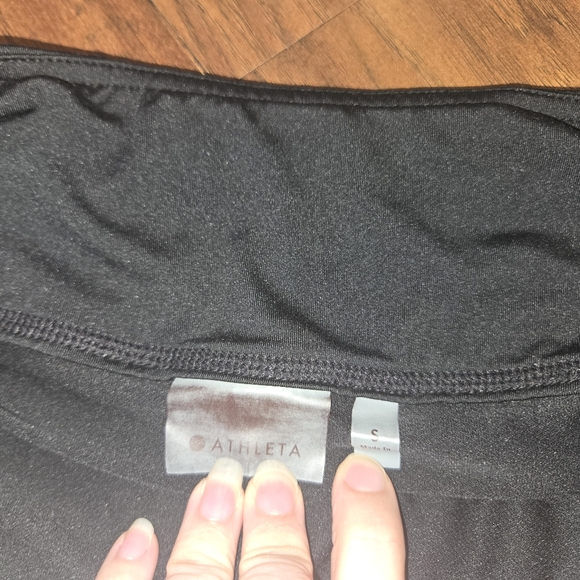 Athleta Small Black Running Shorts - Picture 6 of 7